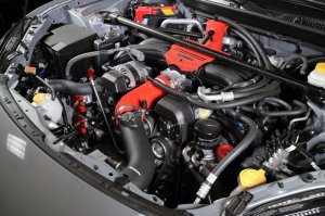 Subaru BRZ Turbo Inlet Hose - Perrin Performance - Red - `22-`25 Subaru BRZ Turbo Inlet Hose - Perrin Performance - Red - `22-`25